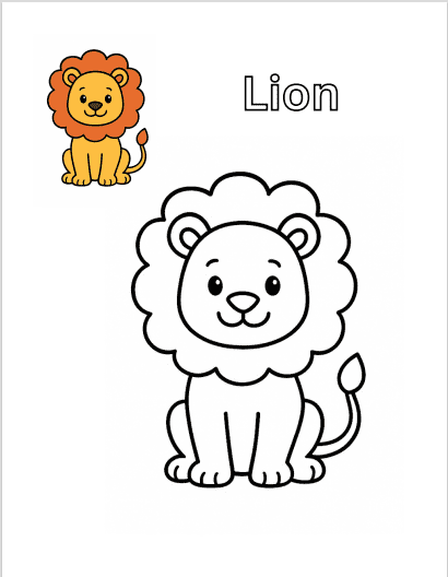 Animal Coloring Book for 3 - 6 Years - Image 2