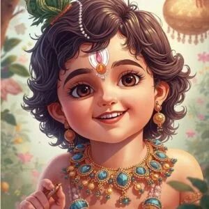 Krishna Coloring Book